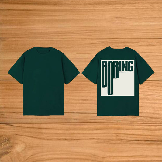 Boring bottle green T-shirt