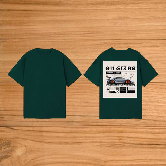 GT bottle green T-shirt