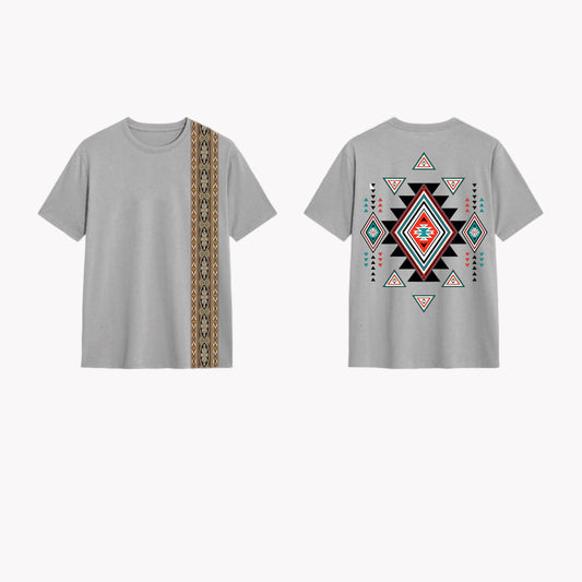 Side line grey T-shirt